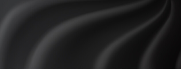 Abstract wavy background in black colors