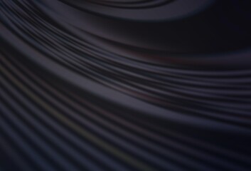 Dark Gray vector abstract blurred background.