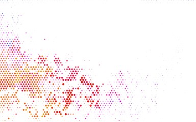 Light Blue, Red vector Abstract illustration with colored bubbles in nature style.