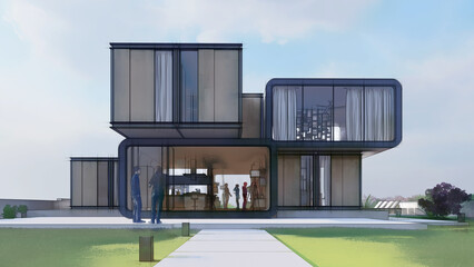 Modern architecture home design