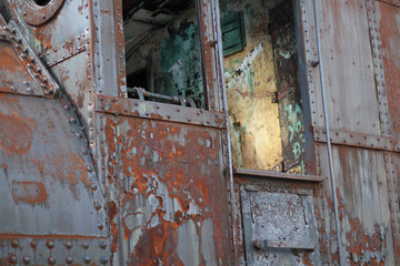 old rusty door
