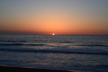 Scenery along the Coast of the Sea of Japan in early spring
