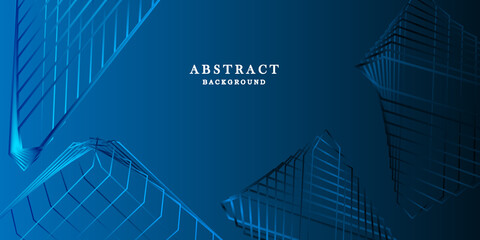 Blue background with lines