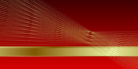 Red gold background