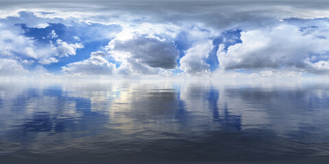 sky clouds ocean 360° x 180° vr environment