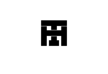 ht th t h initial letter logo isolated on white background © Sutana