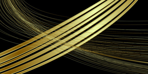 Obraz premium Black gold background