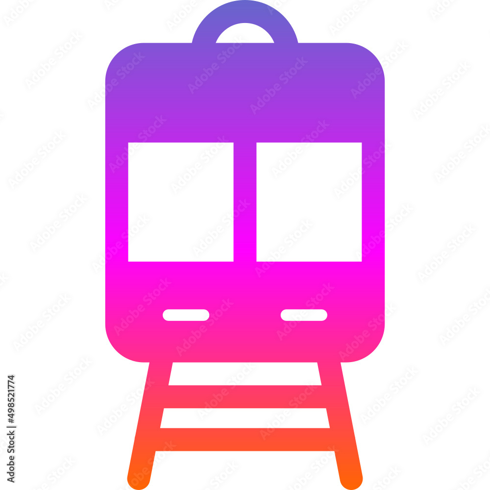 Sticker train icon