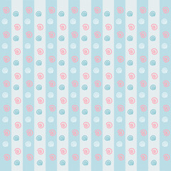 seamless pattern with patel Blue and skyblur and organic line art . pastel abstact pattern.