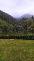lake in the mountains