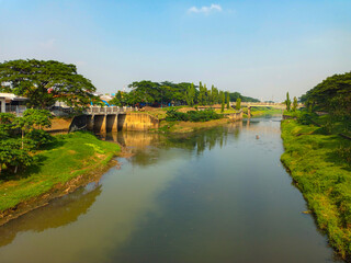 City canal for flood control 