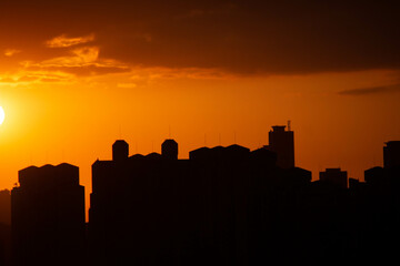 Obraz premium 도시의 노을