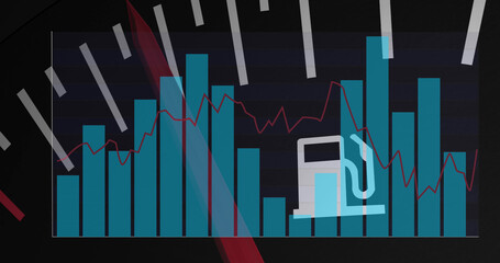 Image of data processing over car panel