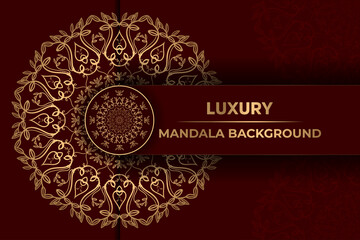 Luxury mandala background with golden arabesque pattern Arabic Islamic east style for Wedding card, book cover | luxury ornamental mandala background ramadan special design in shiny gold color