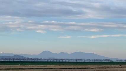 landscape with clouds