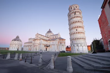 Keuken foto achterwand De scheve toren Pisa, Italy at the Leaning Tower