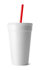 Soda Cup and Straw