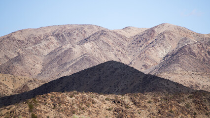 Rugged mountains in the southwest