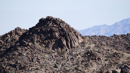 Southwest rock formations in the landscape