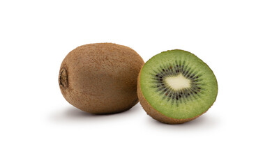 Obraz premium Kiwi fruit isolated on white background. BIO fruits.