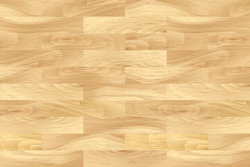 Realistic Yellow Wood Grain textured horizontal background. Wooden plank pattern, board, natural light brown floor or wall texture. Vector wood print for interior design, home decor, web, wallpaper.
