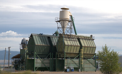 Large wood processing facility in a rural setting that provides sawdust and firewood.
