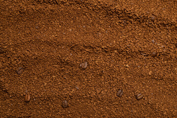 Instant coffee isolated on a background.