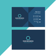 Fototapeta premium Simple And Creative Business Card Template Design