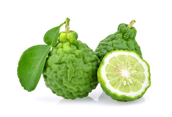 Bergamot isolated on white background
