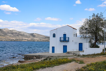 The house of the famous Greek poet Angelos Sikelianos in Salamina Island, Greece