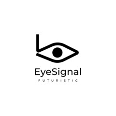 eye signal clever logo design