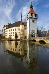 Fototapeta na wymiar Blatna castle near Strakonice, Southern Bohemia, Czech Republic