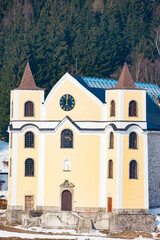 Fototapeta premium church of Virgin Mary Assumption in Neratov, Czech Republic