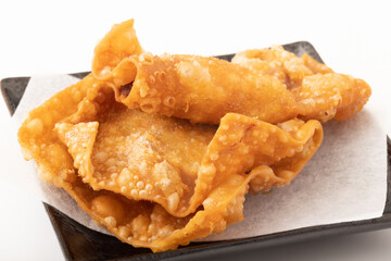 明太チーズの包み揚げ