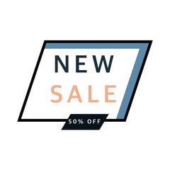 special discount sales label, label design, simple design