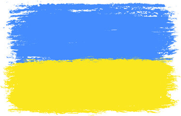 Ukrainian flag colors blue yellow