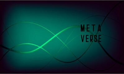 Metaverse. virtual space. Futuristic technology digital high tech concept. Abstract background design for virtual reality metaverse. Vector illustration