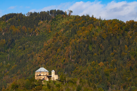 Haimburg castle in Carinthia region, Austria