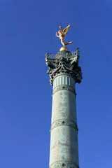 July Column on Place de la Bastille in Paris against the sky