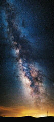 Scenic view of the Milky Way seen in the sky
