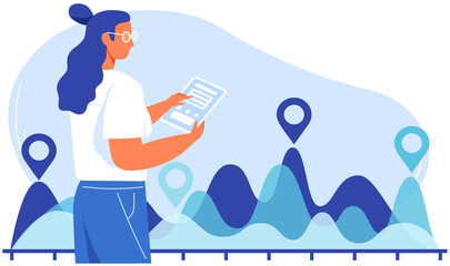 Data analysis research statistics concept. Strategy, business development. Results of statistical business research. Analyze growth of statistical indicators, income. Finance data and profit growth