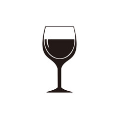 wine glass icon vector illustration