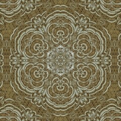 Traditional Turkish pattern for throw pillow, rug, carpet, and fabric printing. Modern geometric floral design for textile, floor tiles, digital paper print. Persian carpet design with tribal texture