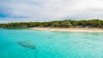 shore beach island sand blue paradise