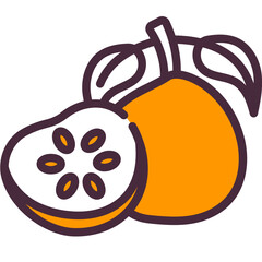 Guava one color icon