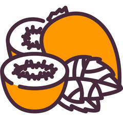Kiwi one color icon