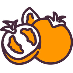 Tomato one color icon