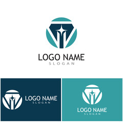 Diamond Logo Template vector icon illustration design