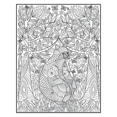 Animals Mandala Coloring Pages	
