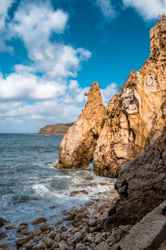 Closeup of the sea near Tabarka